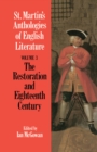 St. Martin's Anthologies of English Literature : Volume 3, Restoration and Eighteenth Century (1160-1798) - eBook
