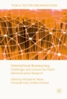 International Bureaucracy : Challenges and Lessons for Public Administration Research - eBook
