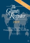 Grants Register 2019 : The Complete Guide to Postgraduate Funding Worldwide - eBook