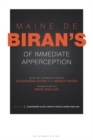 Maine de Biran's 'Of Immediate Apperception' - eBook