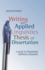 Writing an Applied Linguistics Thesis or Dissertation : A Guide to Presenting Empirical Research - eBook