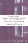 How to Manage your Distance and Open Learning Course - eBook