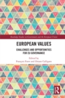 European Values : Challenges and Opportunities for EU Governance - eBook