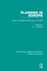 Planning in Europe : Urban and Regional Planning in the EEC - eBook