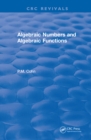 Algebraic Numbers and Algebraic Functions - eBook