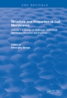 Structure and Properties of Cell Membrane Structure and Properties of Cell Membranes : Volume I - eBook