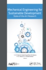 Mechanical Engineering for Sustainable Development: State-of-the-Art Research - eBook