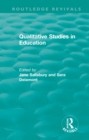 Qualitative Studies in Education (1995) - eBook