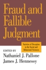 Fraud and Fallible Judgement : Deception in the Social and Behavioural Sciences - eBook