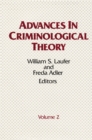 Advances in Criminological Theory : Volume 2 - eBook
