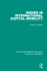 Issues in International Capital Mobility - eBook