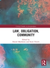 Law, Obligation, Community - eBook