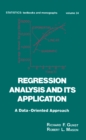 Regression Analysis and its Application : A Data-Oriented Approach - eBook