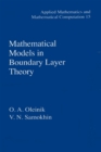 Mathematical Models in Boundary Layer Theory - eBook