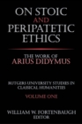 On Stoic and Peripatetic Ethics : The Work of Arius Didymus - eBook