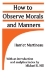 How to Observe Morals and Manners - eBook