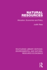Natural Resources : Allocation, Economics and Policy - eBook