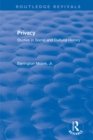 Privacy : Studies in Social and Cultural History - eBook