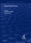 Researching Poverty - eBook