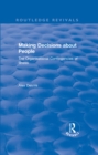 Making Decisions about People : The Organisational Contingencies of Illness - eBook