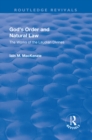 God's Order and Natural Law : The Works of the Laudian Divines - eBook