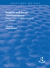 Religion and Social Transformations : Volume 2 - eBook