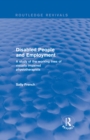 Disabled People and Employment : A Study of the Working Lives of Visually Impaired Physiotherapists - eBook