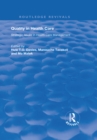Quality in Health Care : Strategic Issues in Health Care Management - eBook