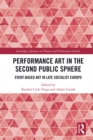 Performance Art in the Second Public Sphere : Event-based Art in Late Socialist Europe - eBook