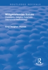 Wittgensteinian Values : Philosophy, Religious Belief and Descriptivist Methodology - eBook