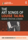 The Art Songs of Louise Talma - eBook