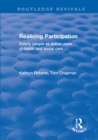Realising Participation : Elderly People as Active Users of Health and Social Care - eBook