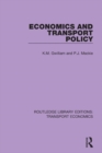 Economics and Transport Policy - eBook
