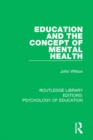 Education and the Concept of Mental Health - eBook