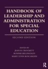 Handbook of Leadership and Administration for Special Education - eBook