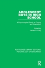 Adolescent Boys in High School : A Psychological Study of Coping and Adaptation - eBook