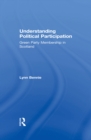 Understanding Political Participation : Green Party Membership in Scotland - eBook