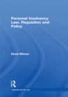 Personal Insolvency Law, Regulation and Policy - eBook