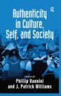 Authenticity in Culture, Self, and Society - eBook
