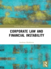 Corporate Law and Financial Instability - eBook