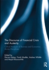 The Discourse of Financial Crisis and Austerity : Critical analyses of business and economics across disciplines - eBook