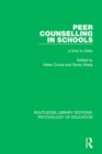 Peer Counselling in Schools : A Time to Listen - eBook