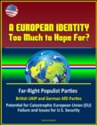 European Identity: Too Much to Hope For? Far-Right Populist Parties, British UKIP and German AfD Parties, Potential for Catastrophic European Union (EU) Failure and Issues for U.S. Security - eBook