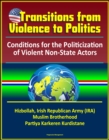 Transitions from Violence to Politics: Conditions for the Politicization of Violent Non-State Actors - Hizbollah, Irish Republican Army (IRA), Muslim Brotherhood, Partiya Karkeren Kurdistane - eBook