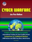 Cyber Warfare: Jus Post Bellum - Problem of Cyber Attack Accountability, International Treaties for Post-Conflict Period, Comparison to Traditional Warfare, 1998 Kosovo and 2003 Iraq Wars, North Korea - eBook