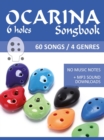 6 hole Ocarina Songbook - 60 Songs / 4 Genre - eBook