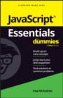 JavaScript Essentials For Dummies - Book