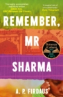 Remember, Mr Sharma : A BBC2 Between the Covers Book Club Pick - Book