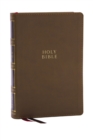 KJV Holy Bible: Compact Bible with 43,000 Center-Column Cross References, Brown Leathersoft, Red Letter, Comfort Print (Thumb Indexing): King James Version - Book