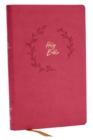 NKJV Holy Bible, Value Ultra Thinline, Pink Leathersoft, Red Letter, Comfort Print - Book